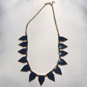 Blue and gold necklace